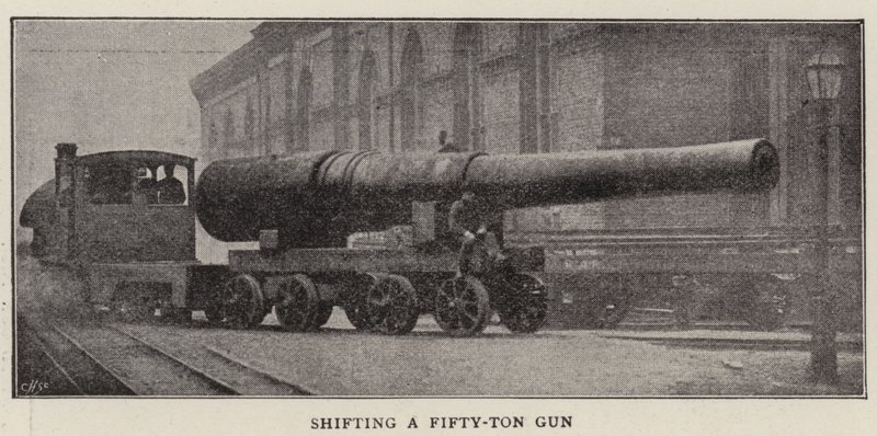 Skifter en halvtreds tons pistol af English Photographer