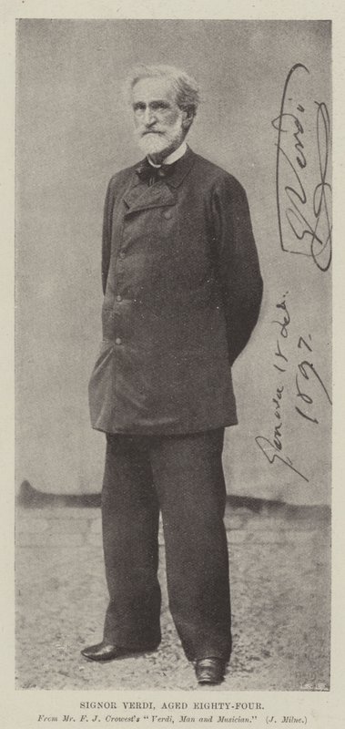 Signor Verdi, 84 år af English Photographer