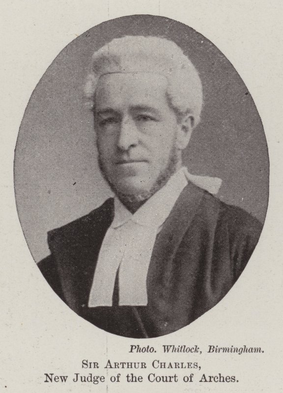 Sir Arthur Charles, ny dommer ved Court of Arches af English Photographer