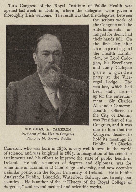 Sir Charles A Cameron af English Photographer