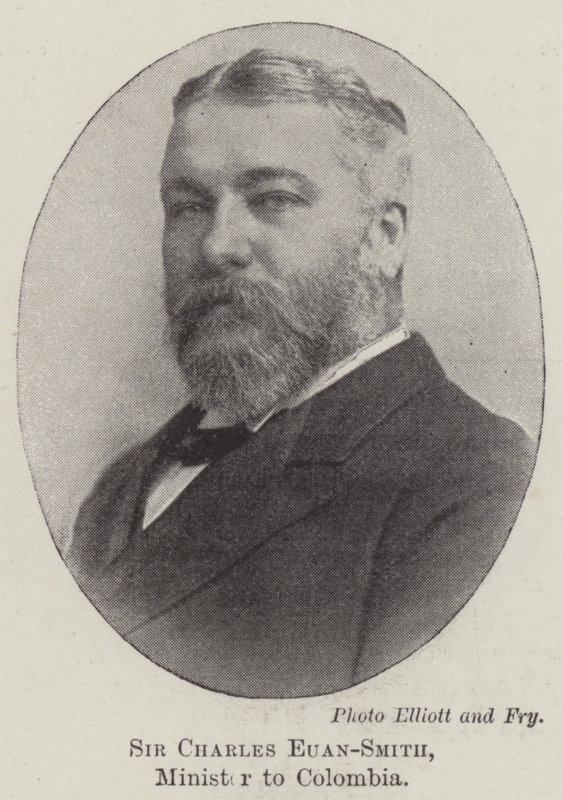 Sir Charles Euan-Smith, minister i Colombia af English Photographer