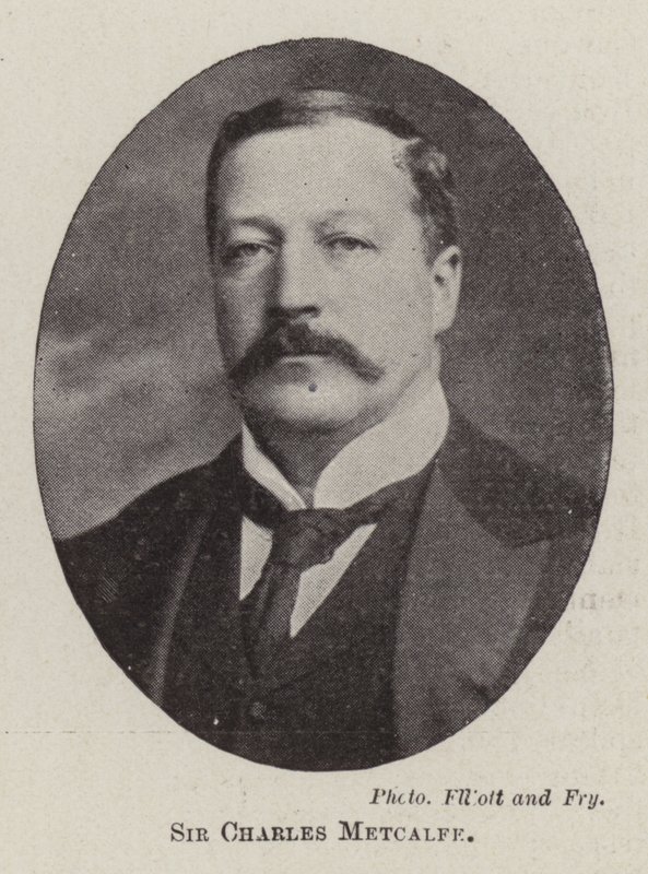 Sir Charles Metcalfe af English Photographer