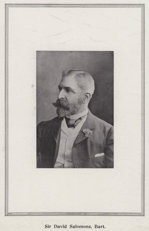 Sir David Salomons, Baronet af English Photographer