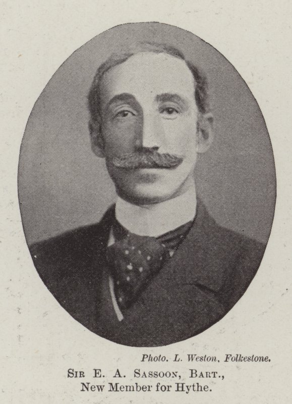 Sir E A Sassoon, Baronet, nyt medlem for Hythe af English Photographer