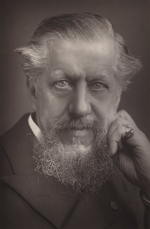 Sir Edwin Arnold af English Photographer