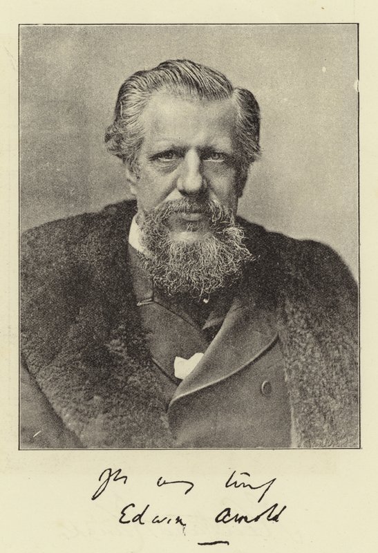 Sir Edwin Arnold, KSI af English Photographer