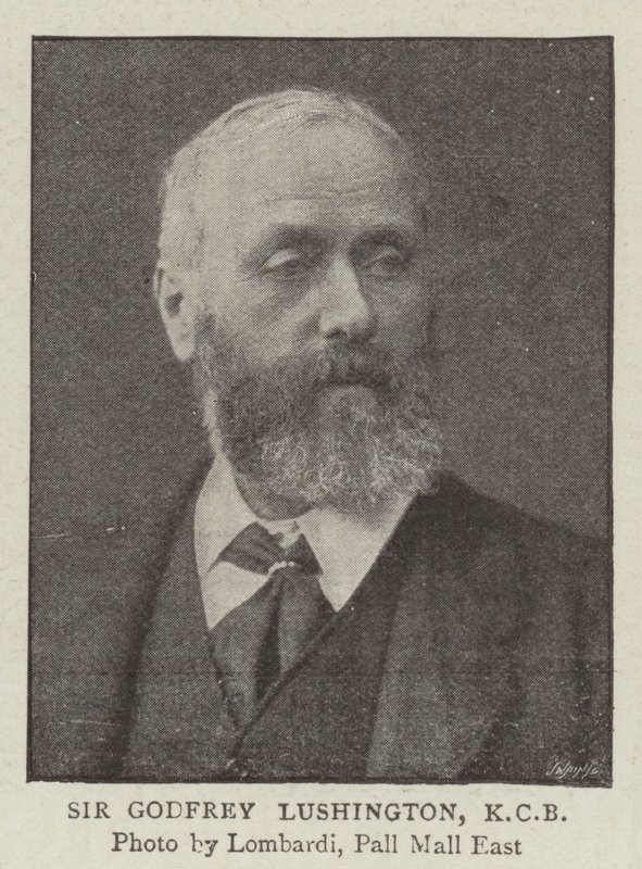 Sir Godfrey Lushington, KCB af English Photographer