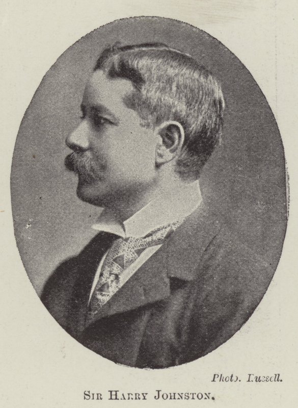 Sir Harry Johnston af English Photographer