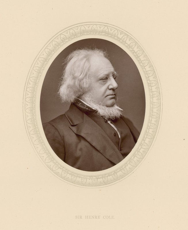 Sir Henry Cole, den første direktør for Victoria and Albert Museum af English Photographer