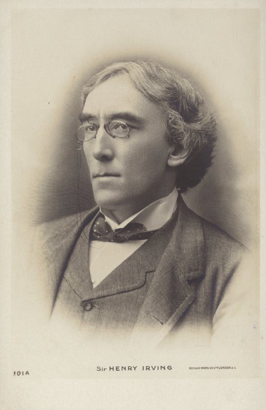Sir Henry Irving, engelsk sceneskuespiller af English Photographer
