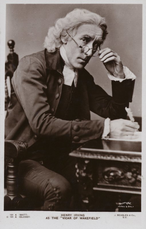 Sir Henry Irving, engelsk sceneskuespiller af English Photographer