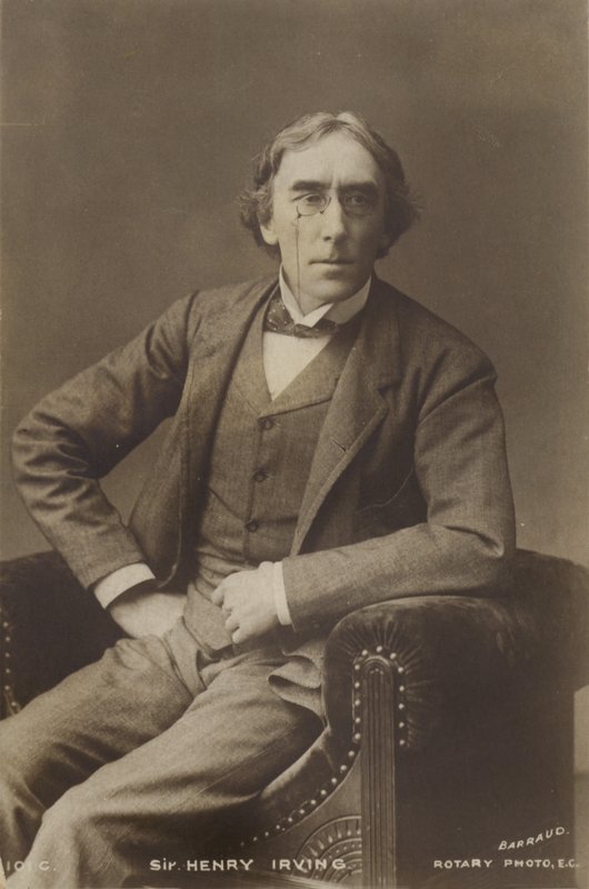Sir Henry Irving, engelsk sceneskuespiller af English Photographer