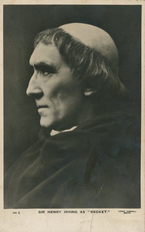 Sir Henry Irving som Becket af English Photographer