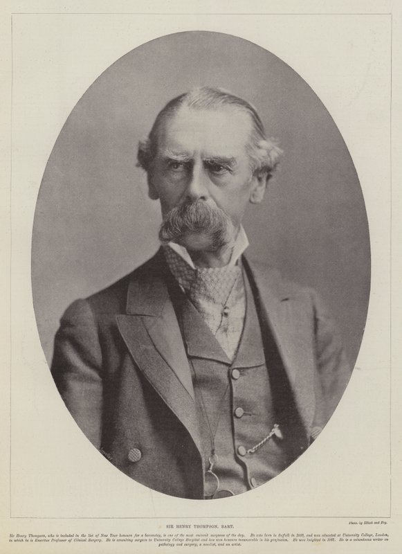 Sir Henry Thompson, Baronet af English Photographer