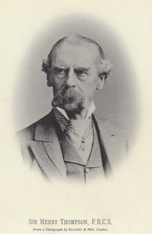 Sir Henry Thompson, FRCS (s/h-foto) af English Photographer