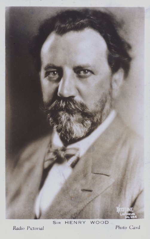 Sir Henry Wood, engelsk dirigent (s/h foto) af English Photographer