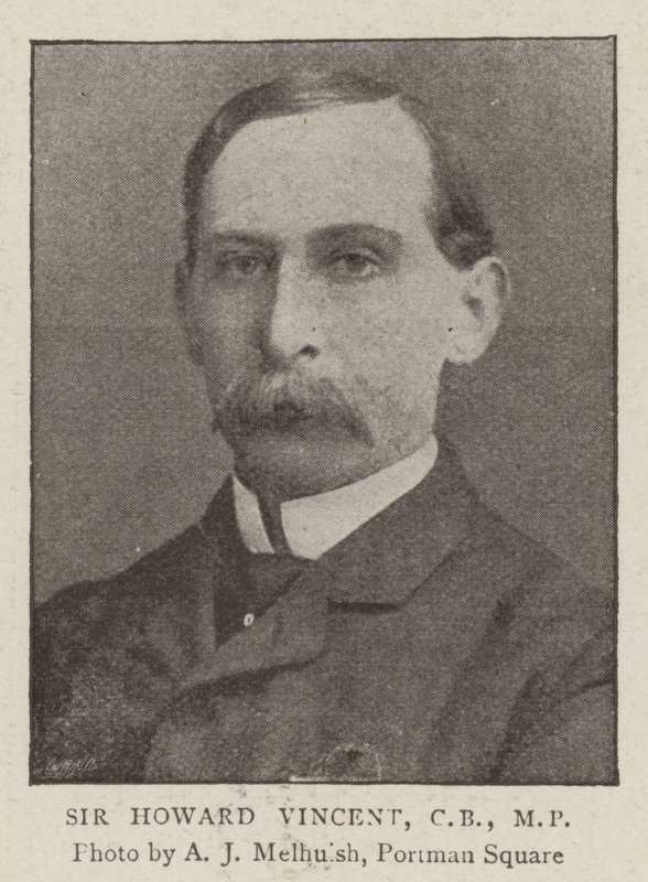 Sir Howard Vincent, CB, MP af English Photographer