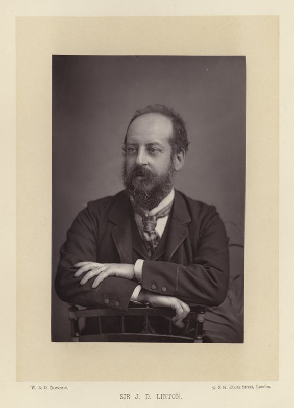 Sir James Dromgole Linton, akvarelmaler af English Photographer