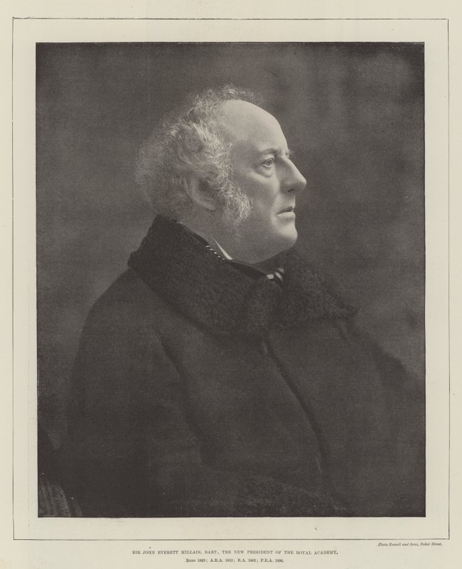 Sir John Everett Millais, Baronet, den nye præsident for Royal Academy af English Photographer