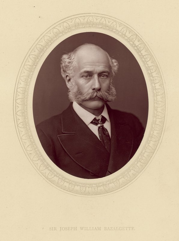 Sir Joseph William Bazalgette af English Photographer