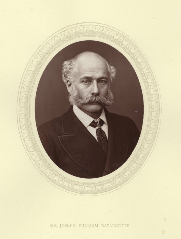 Sir Joseph William Bazalgette af English Photographer