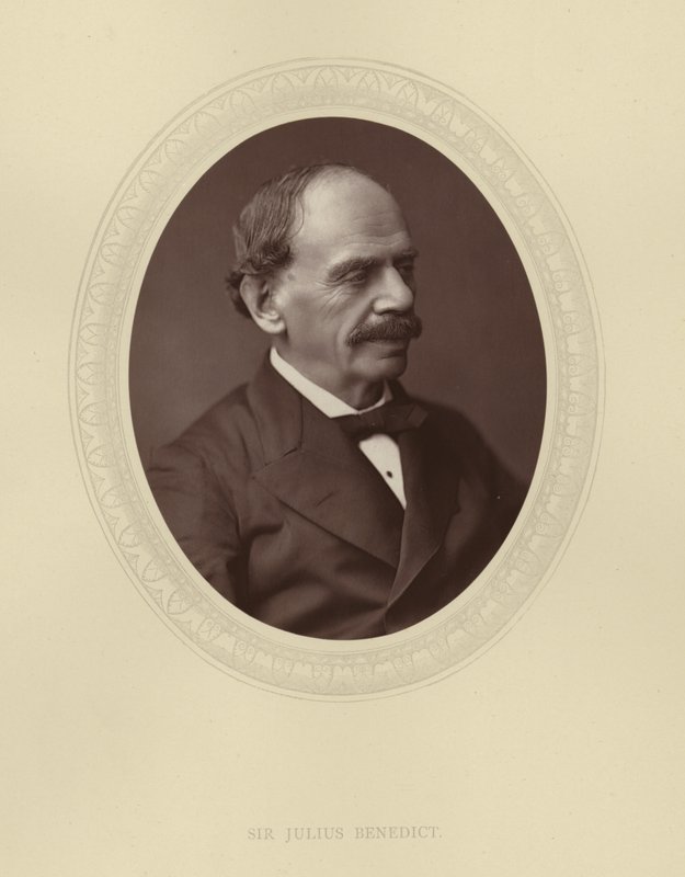 Sir Julius Benedict af English Photographer