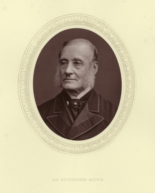 Sir Rutherford Alcock af English Photographer