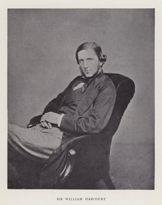 Sir William Harcourt af English Photographer