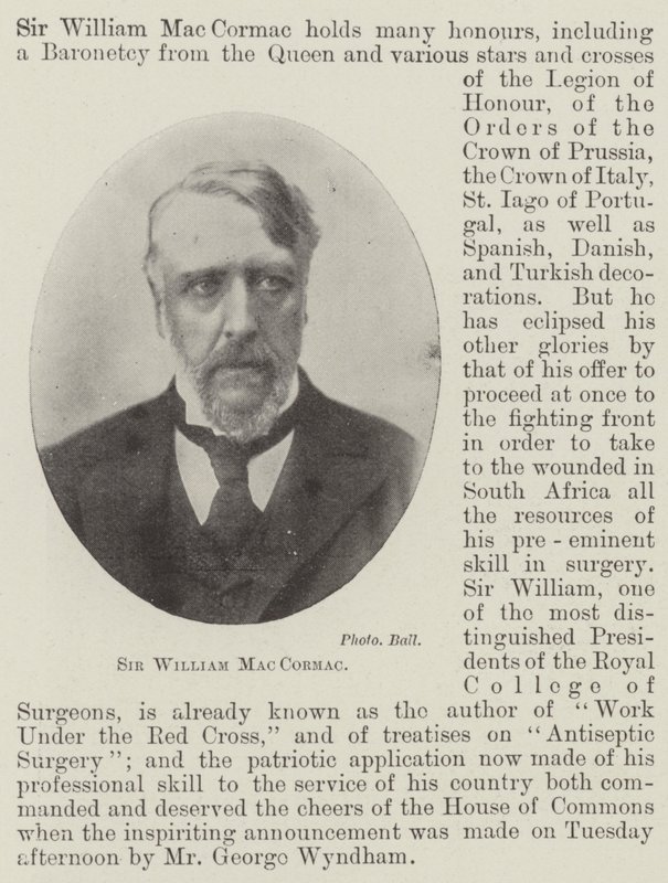 Sir William MacCormac af English Photographer
