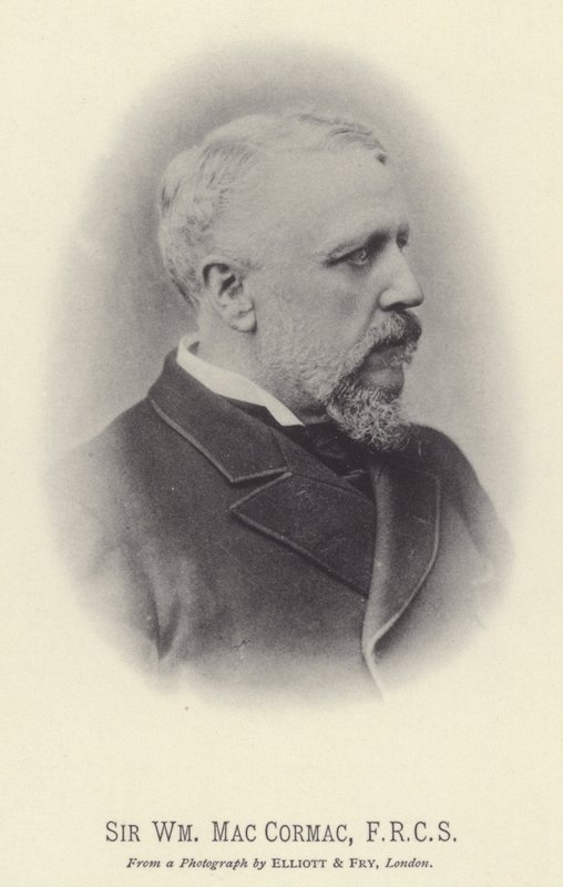 Sir William MacCormac, FRCS (s/h-foto) af English Photographer