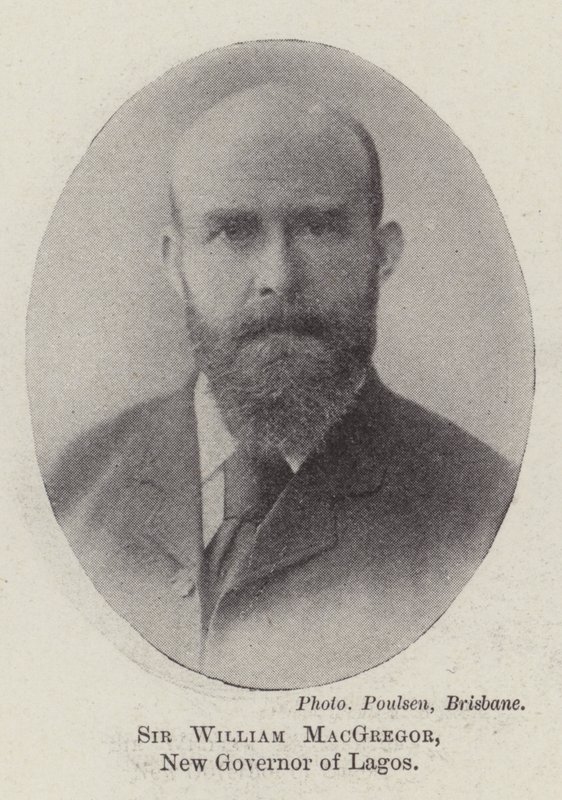Sir William MacGregor, Ny guvernør i Lagos af English Photographer