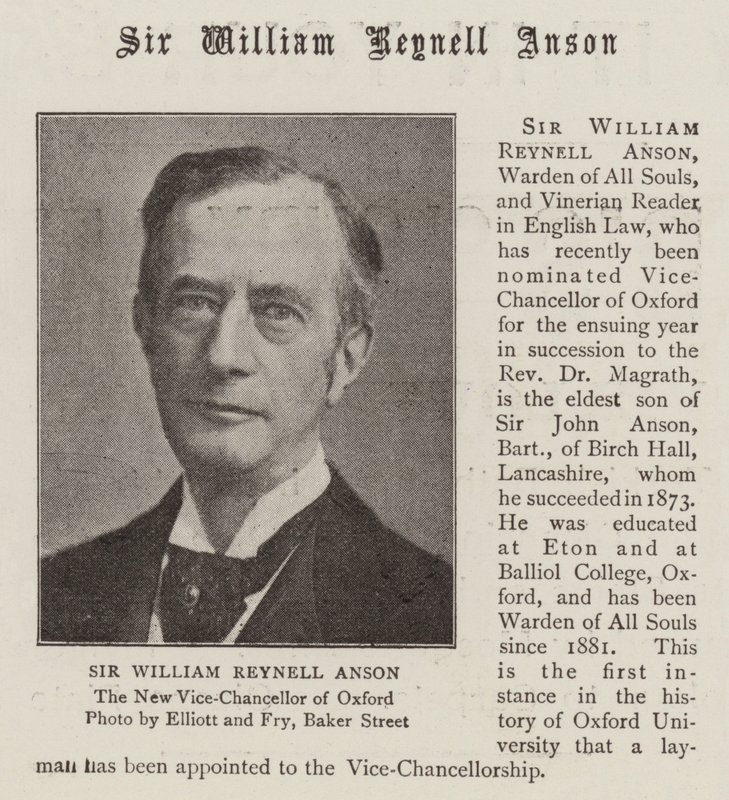 Sir William Reynell Anson af English Photographer