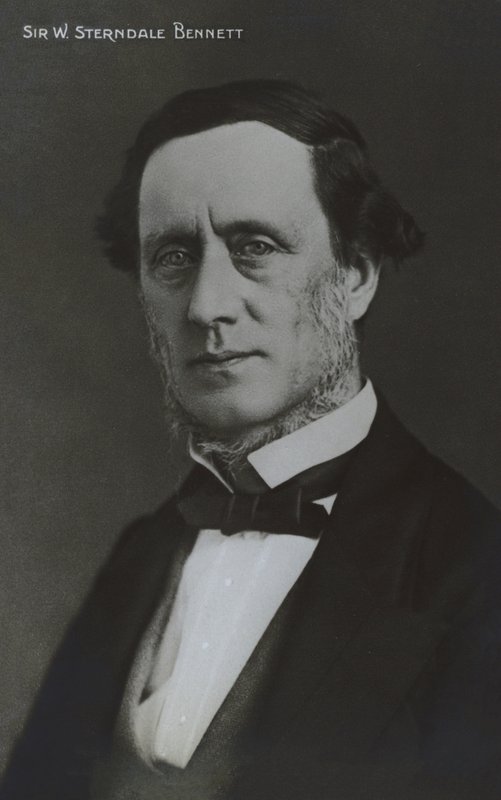 Sir William Sterndale Bennett, engelsk komponist, dirigent og pianist (s/h foto) af English Photographer
