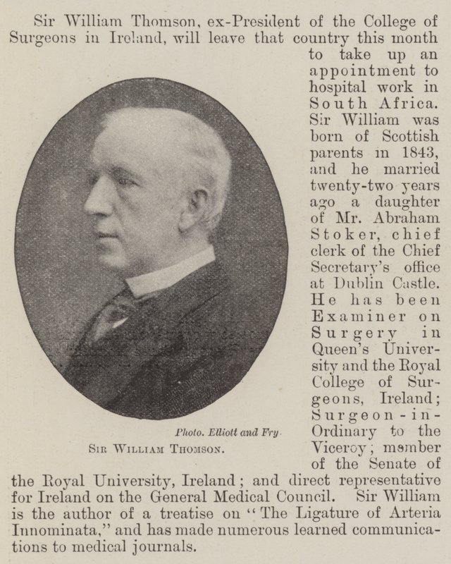 Sir William Thomson af English Photographer