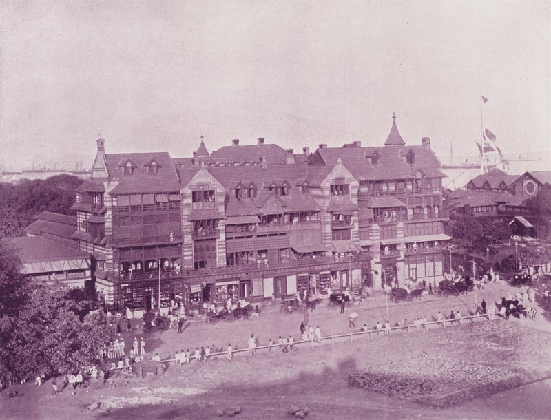 Sirdars Mansions, Bombay af English Photographer