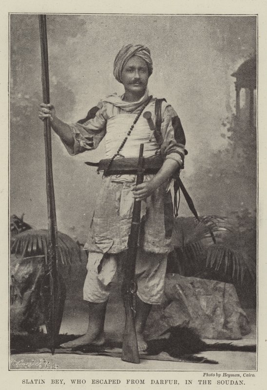 Slatin Bey, der flygtede fra Darfur, i Soudan af English Photographer