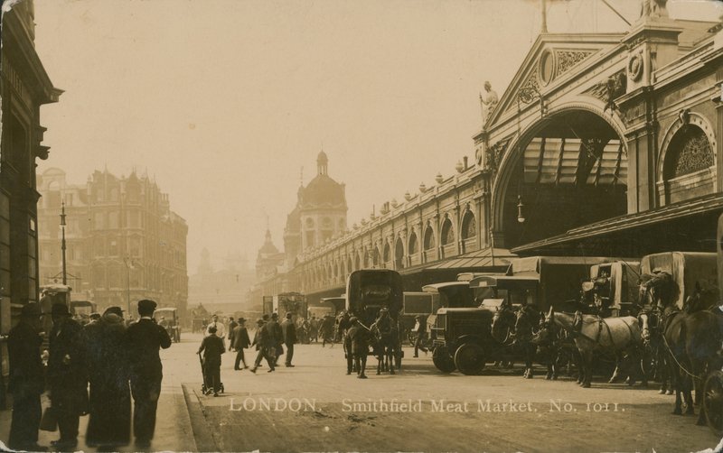 Smithfield Meat Market, London af English Photographer