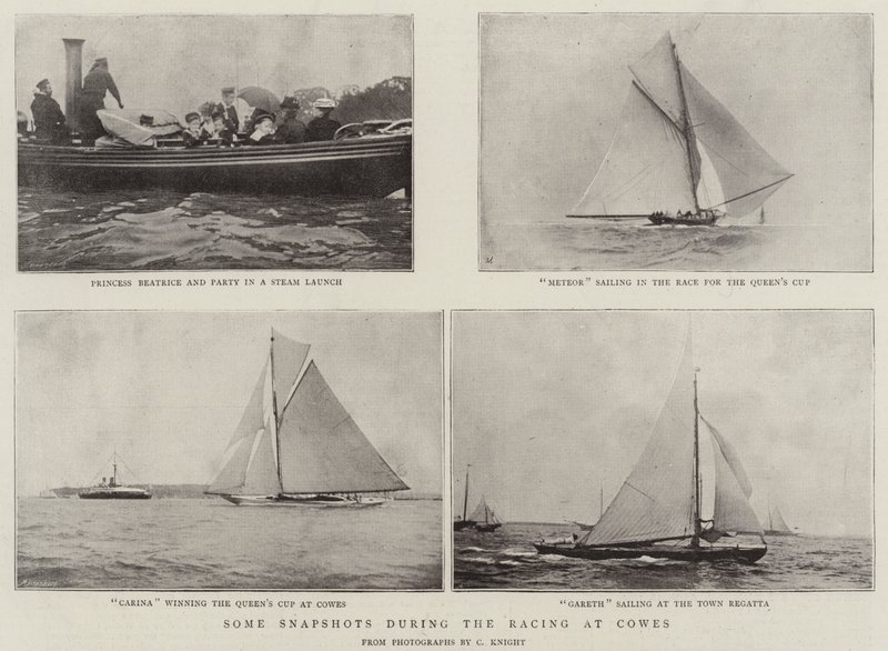 Nogle snapshots under kapsejladsen i Cowes af English Photographer