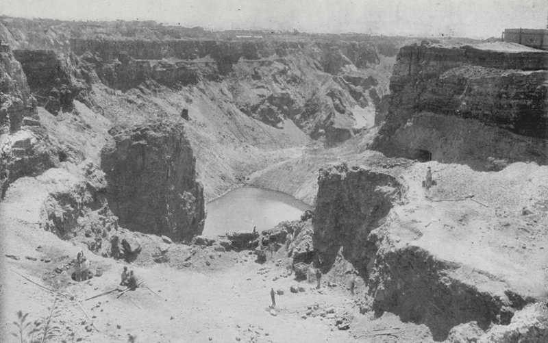 Sydafrika: Open Workings, Kimberley (s/h foto) af English Photographer