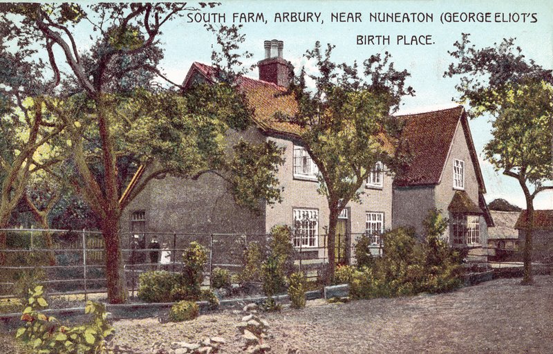 South Farm, Arbury, nær Nuneaton, George Eliots fødested (farvefoto) af English Photographer