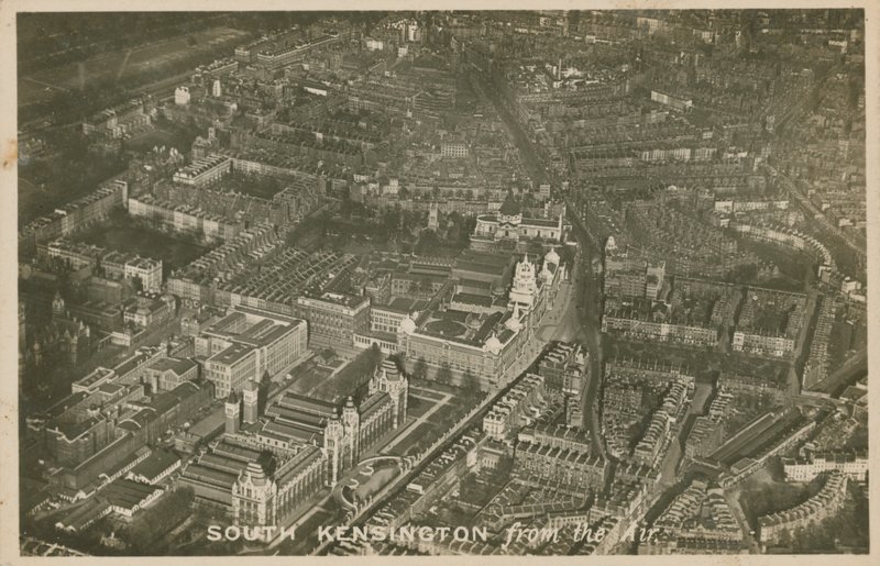South Kensington fra luften af English Photographer