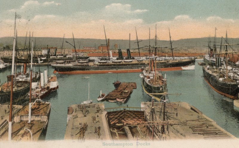 Southampton Docks (foto) af English Photographer