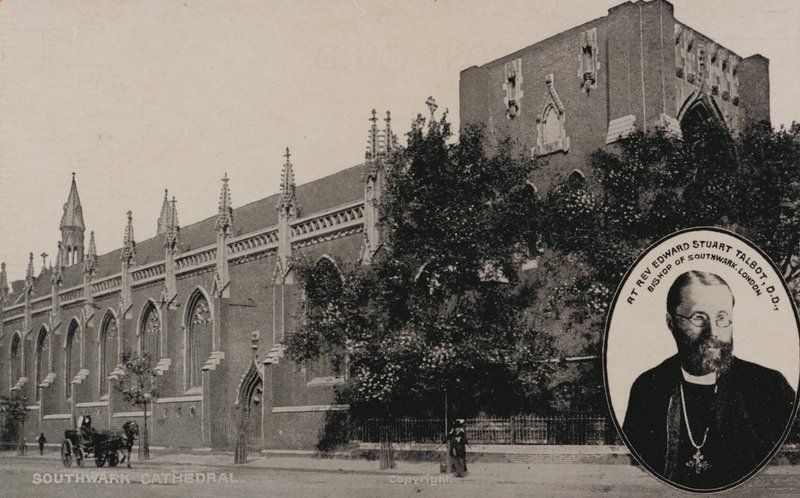 Southwark Cathedral, London; Edward Stuart Talbot, biskop af Southwark (s/h foto) af English Photographer