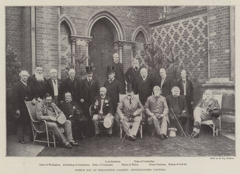 Taledag på Wellington College, Distinguished Visitors af English Photographer