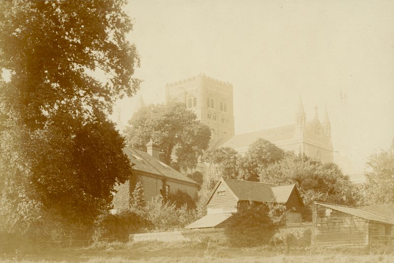 St Albans Abbey (s/h foto) af English Photographer