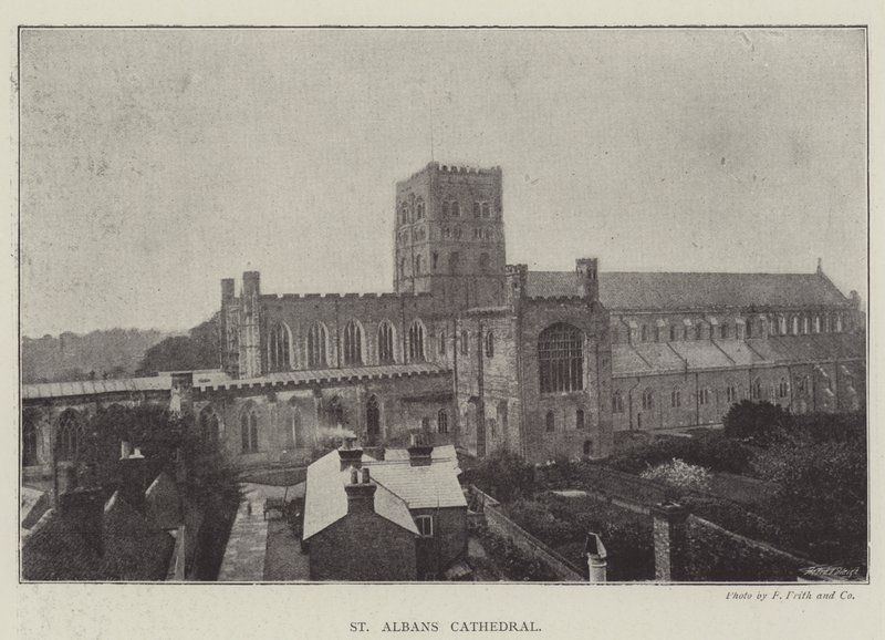 St Albans katedral af English Photographer