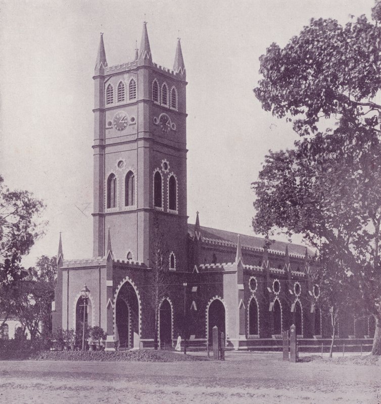 St Andrews Kirk, Bangalore af English Photographer