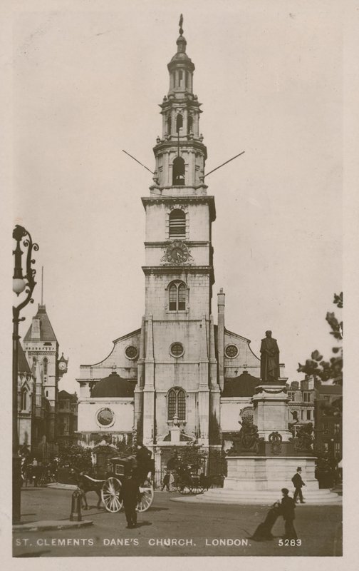 St Clements Danes Church, London af English Photographer