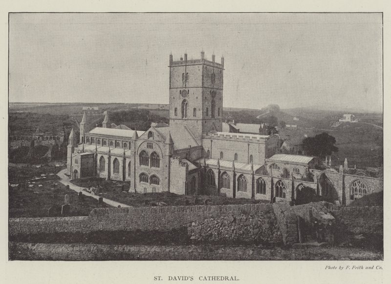 St Davids katedral af English Photographer