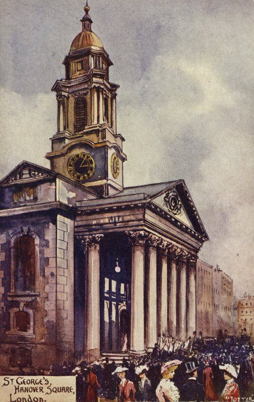 St Georges, Hanover Square, London af English Photographer